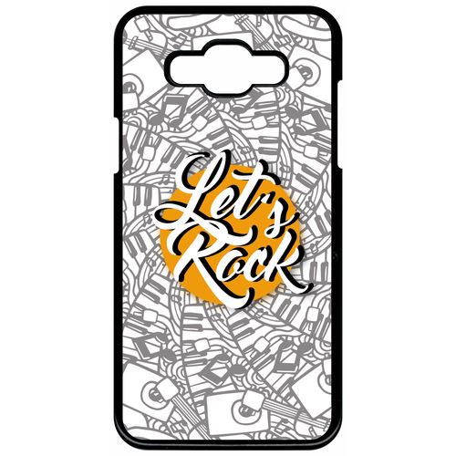 Coque samsung galaxy grand 3 lets rock orange