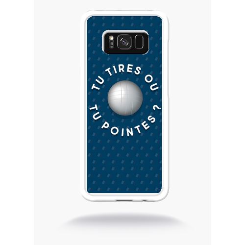 Coque Tu Tire Ou Tu Pointe Ptanque Compatible Samsung S8+ Bord Transparent