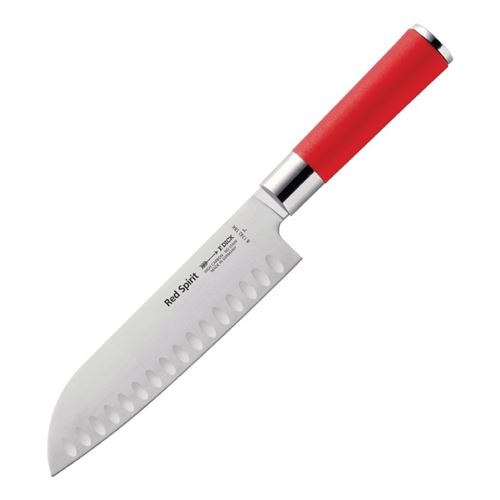 Couteau santoku alvéolé red spirit dick 180mm