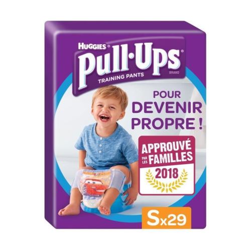 Huggies pull-ups 29 couches culottes d'apprentissage garçons taille 4/s