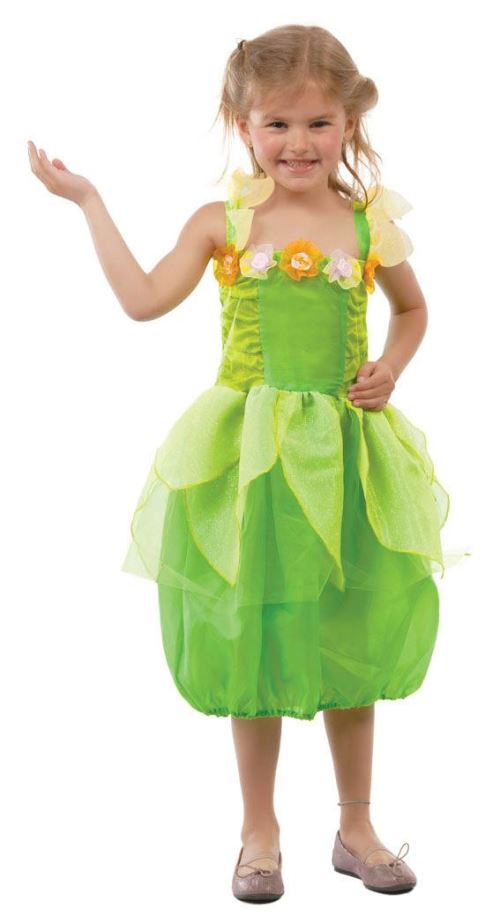 Déguisement 5-6 ans Fée princesse vert