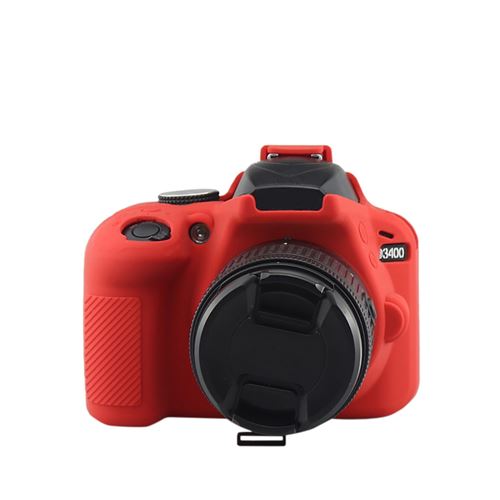 En caoutchouc souple en silicone Coque Couvercle de protection pour Nikon D3400 Caméra Sac tampon_kosenewe239