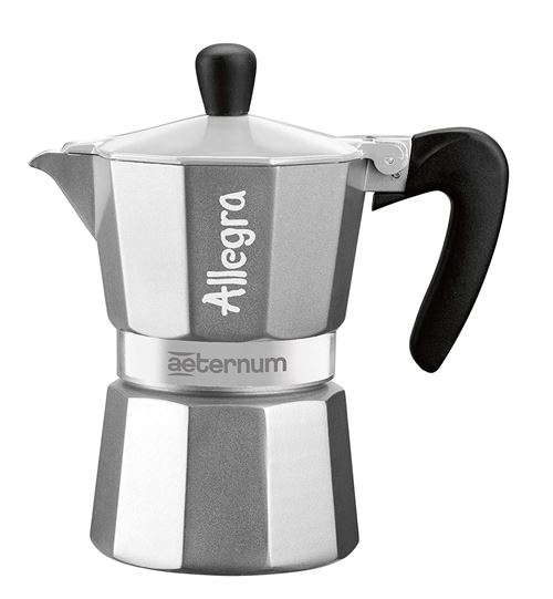 Bialetti 6012 Cafetière Italienne Allegra pour 1 Tasse Aluminium