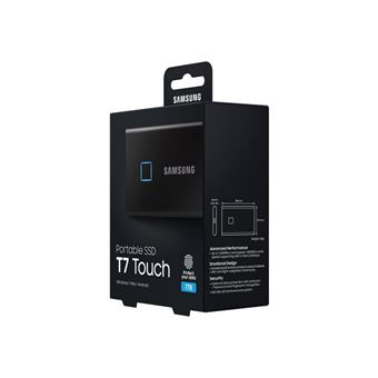 Samsung T7 Touch MU-PC1T0K/WW  Disque SSD externe portable 1 To