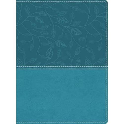 NKJV, Beautiful Word Bible, Large Print, Imitation Leather, Blue, Red Letter Edition