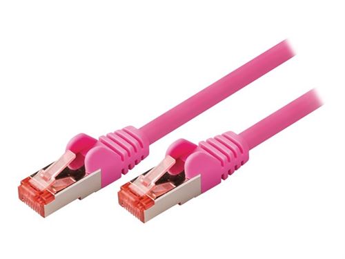 Valueline VLCP85221P15 Câble de réseau Cat6 S / ftp Rj45 (8/8) Mâle - Rj45 (8/8) Mâle 1,50 M rose