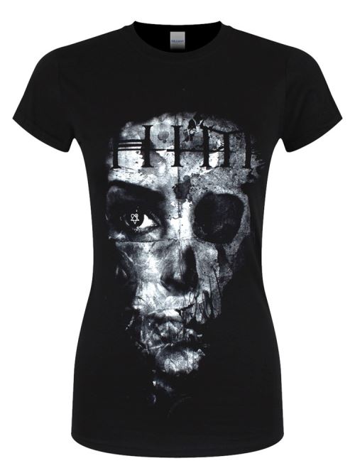 HIM T-Shirt Lady Femme Noir - Taille XL