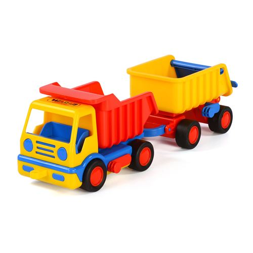 Polesie Basics Dumper avec remorque