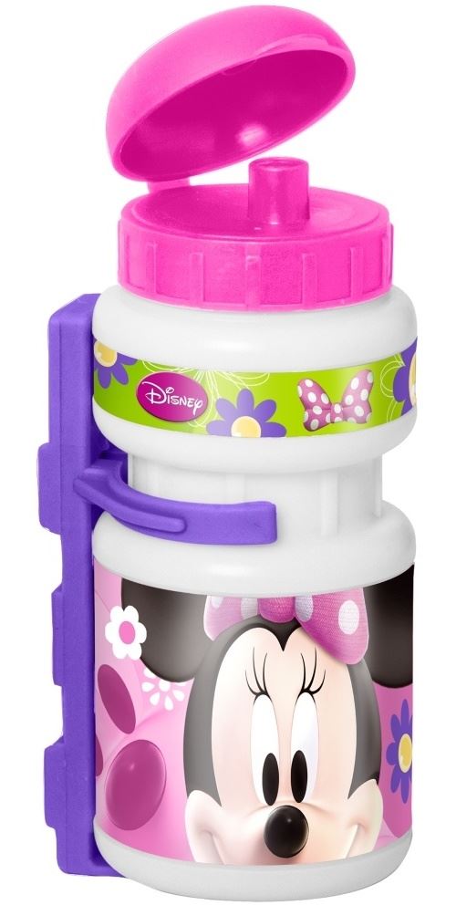 Disney bouteille avec porte-bidon Minnie Mouse rose / violet 500 ml