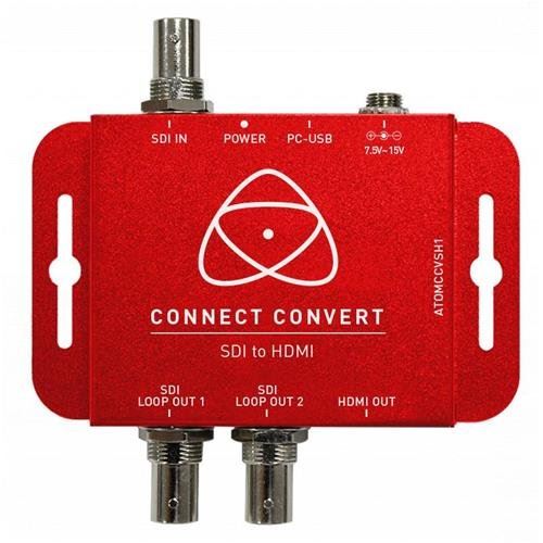 atomos ccvsh1 Connect Convertisseur SDI vers HDMI Rouge