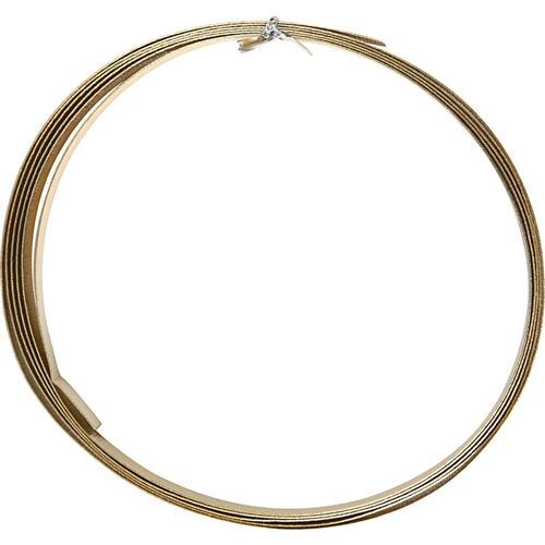 Creotime fil aluminium 2 m plat 1,5 cm or