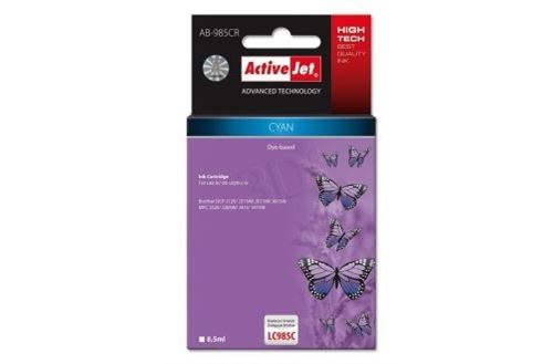 Active jet ab 985 cr recharge pour brother lc985 °c cyan?, 8,5?,