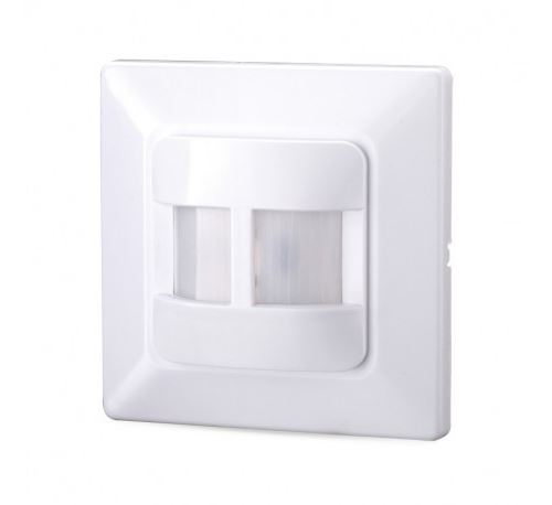 Interrupteur automatique LED infrarouge - 190° - 200W - Blanc
