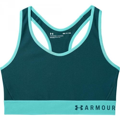 Brassière Under Armour Mid Keyhole vert taille XS