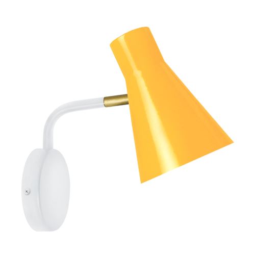 Applique Funnel - Metal jaune fonce - E14 40W
