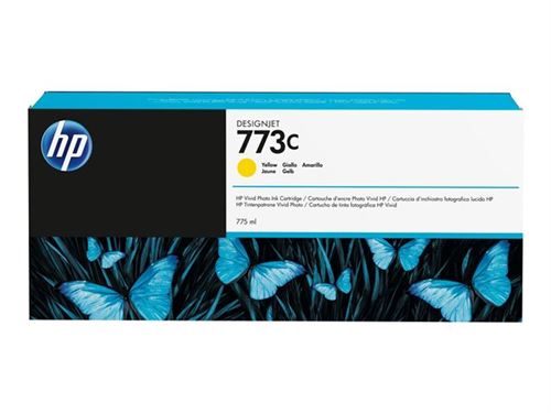 HP 773C - jaune - originale - cartouche d'encre