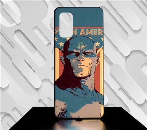 Coque pour Galaxy PLUS S20+ CAPTAIN AMERICA COMICS 19