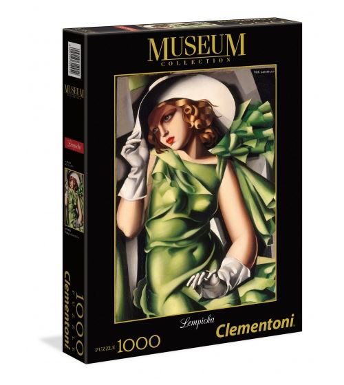 Puzzle 1000 Pièces : Tamara de Lempicka : Jeune Fille en Vert, Clementoni