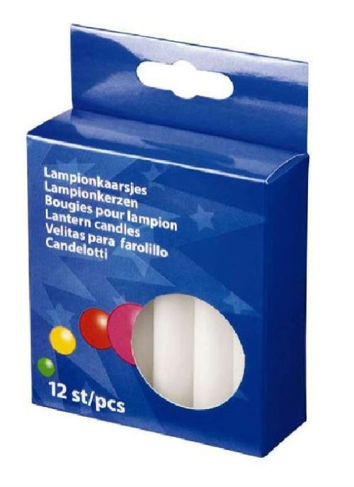 12 bougies lanterne 9 cm
