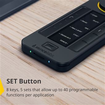 Télécommande Xencelabs Quick Keys écran OLED Noir