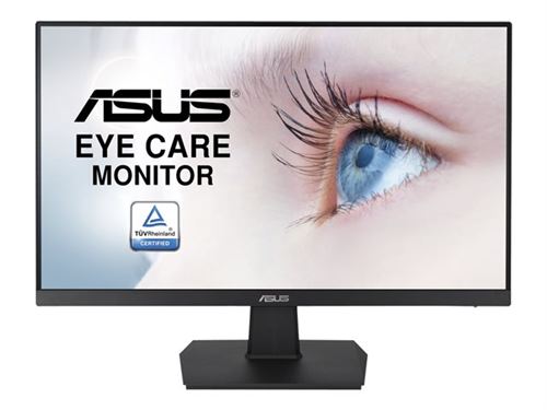 ASUS VA24EHE - LED-monitor - 23.8 - 1920 x 1080 Full HD (1080p) - IPS - 250 cd/m² - 1000:1 - HDMI, DVI-D, VGA - zwart