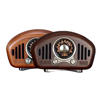 Mini Haut-Parleur Bluetooth Design Rétro et Radio-FM R909-A/C - R909-C