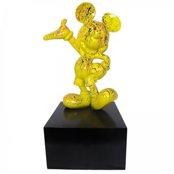 Statue Mickey Multicolore 80 Cm – Résine – Déco Fun Et Colorée