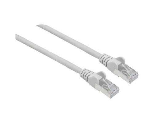 Intellinet 740807 RJ45 Câble réseau, câble patch CAT 6a S/FTP 2.00 m gris feuille de blindage, blindage par tresse, blindé, compatible HDMI, sans halogène 1