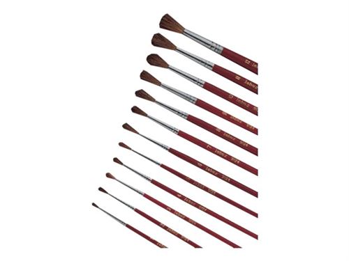 Lebez 9124 - Pinceau - rond - taille : 1 (pack de 12)