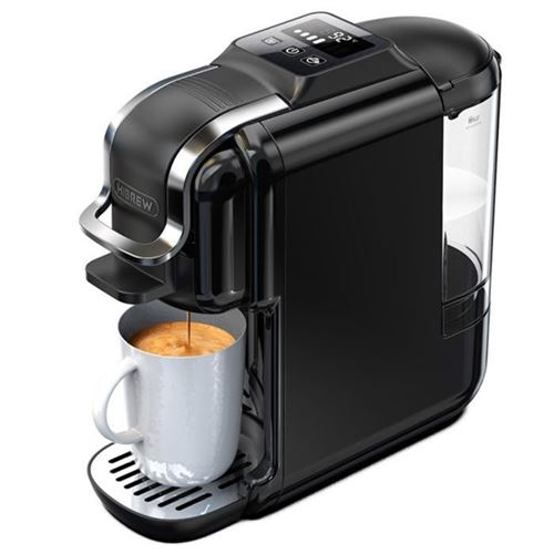  Machine caf&eacute; 5 en 1 tactile, 20 bars, 7 tailles de tasse, chaud et froid, H2C