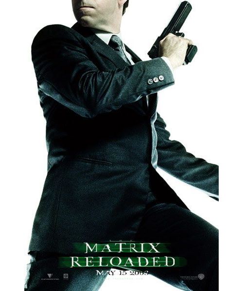 Matrix Reloaded - 2003 - Keanu Reeves, Laurence Fishburne - 116x158cm - Affiche de cinéma originale pliée
