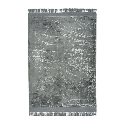 Tapis Tissé à la Main Imprimé "Dolce Vita III" Gris 120 x 170 cm