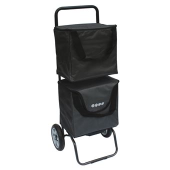 Poussette 2 roues Modulobag 2 sacs 20L anthracite - Sidebag - Gris - Acier - 1