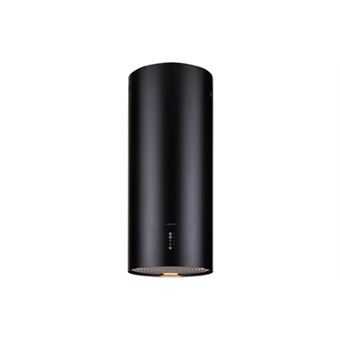 Bolea - hotte aspirante - hotte d'îlot ø38 cm évacuation/circulation d'air 600 m³/h led + filtre à charbon actif - noir - 1