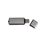 Micro espion enregistreur haute qualité silicone ajustable WAV 16Go 128Kbps  Noir