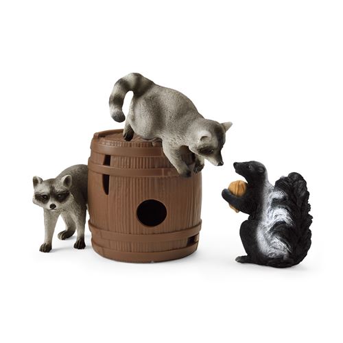 SCHLEICH - Jeux rigolos avec la noix - 42532 - Gamme Wild Life