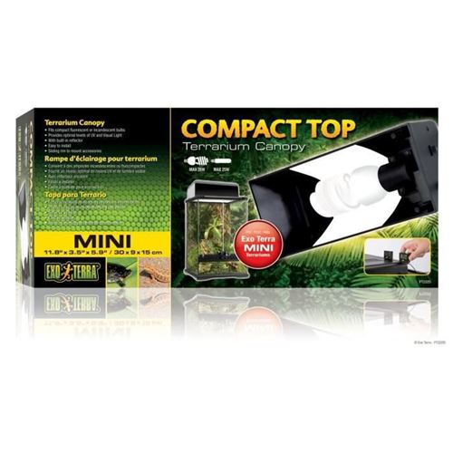 Comparer les prix de EXO TERRA Galerie Compact Top 30 cm - Pour terrarium