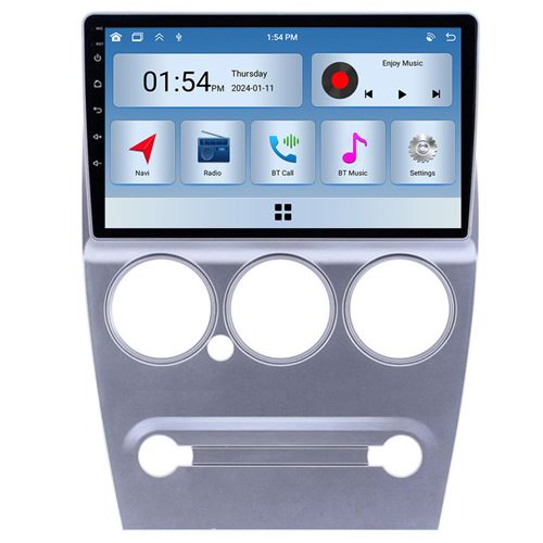 Autoradio RoverOne® Bluetooth CarPlay 2 Din 6Go RAM 128Go ROM pour Citroen C-Elysee C Elysee 2008-2013