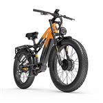 Vélo électrique Lankeleisi MG800 MAX Orange 2000W moteurs 20AH batterie 26 pouces gros pneu Fat Bike VTT