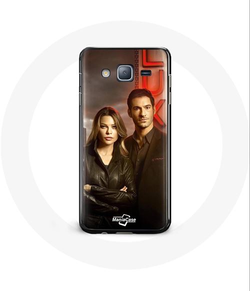 Coque pour Samsung Galaxy Grand Prime Chloe Decker et Lucifer Morningstar Maniacase