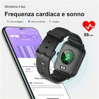 22 sur Blackview R30 Montre Connect e Femme Homme Smartwatch