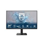 Philips 24E2N1100LB - 1000 Series - écran LED - 24" (23.8" visualisable) - 1920 x 1080 Full HD (1080p) @ 100 Hz - VA - 250 cd/m² - 4000:1 - 4 ms - HDMI, VGA - noir texturé
