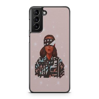 Coque rigide noire pour Samsung Galaxy S21 Stranger Things Elfe - 1