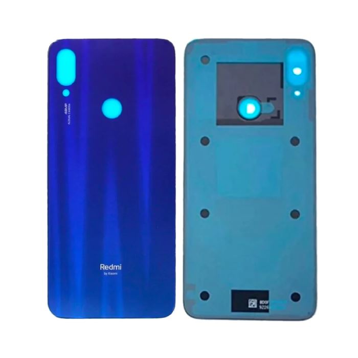 Vitre Arrière Bleue Pour Redmi Note 7 / 7 Pro - Cache Batterie - Remplacement