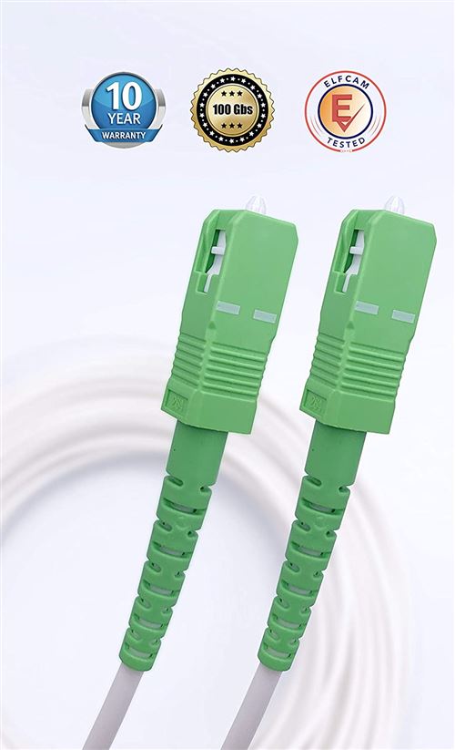 Ando Elec Câble/Rallonge Fibre Optique {Orange SFR Bouygues Free