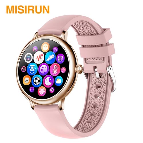 Montre connectée Chronus CF80 Étanche Fitness Tracker（Rose）