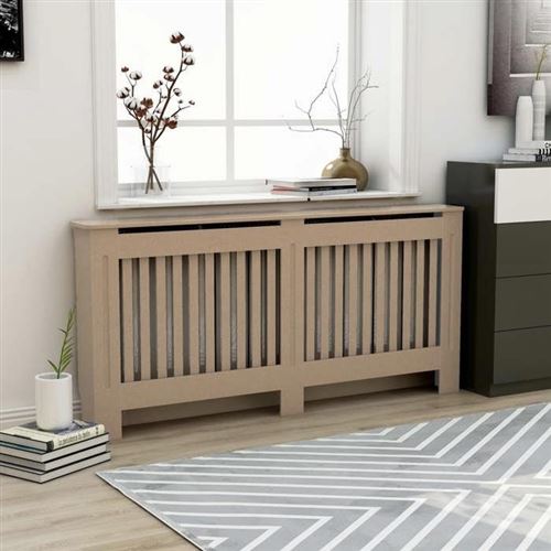 Cache-radiateur 172x19x81 cm mdf Vidaxl