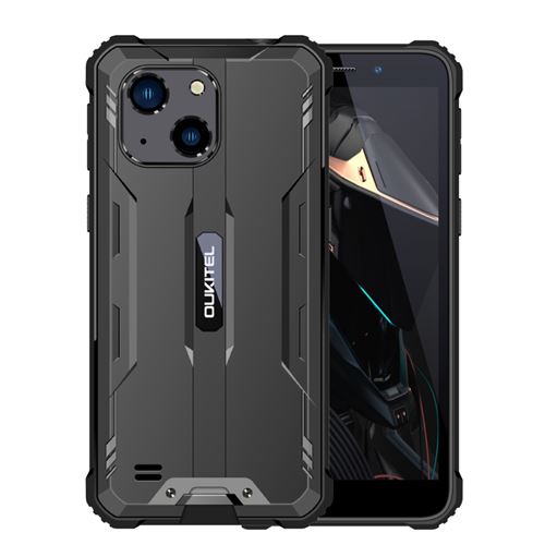 Smartphones OUKITEL WP20 PRO 5.93 pouces 4+64G 6300mAh caméra de 20mp Android 12 NFC Noir