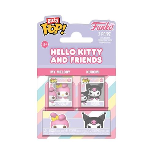 Pack de 4 Figurines Funko Bitty Pop Hello Kitty and Friends My Melody - vue 5