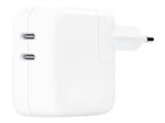 Adaptateur secteur double port USB type C 35 Watts Apple Blanc